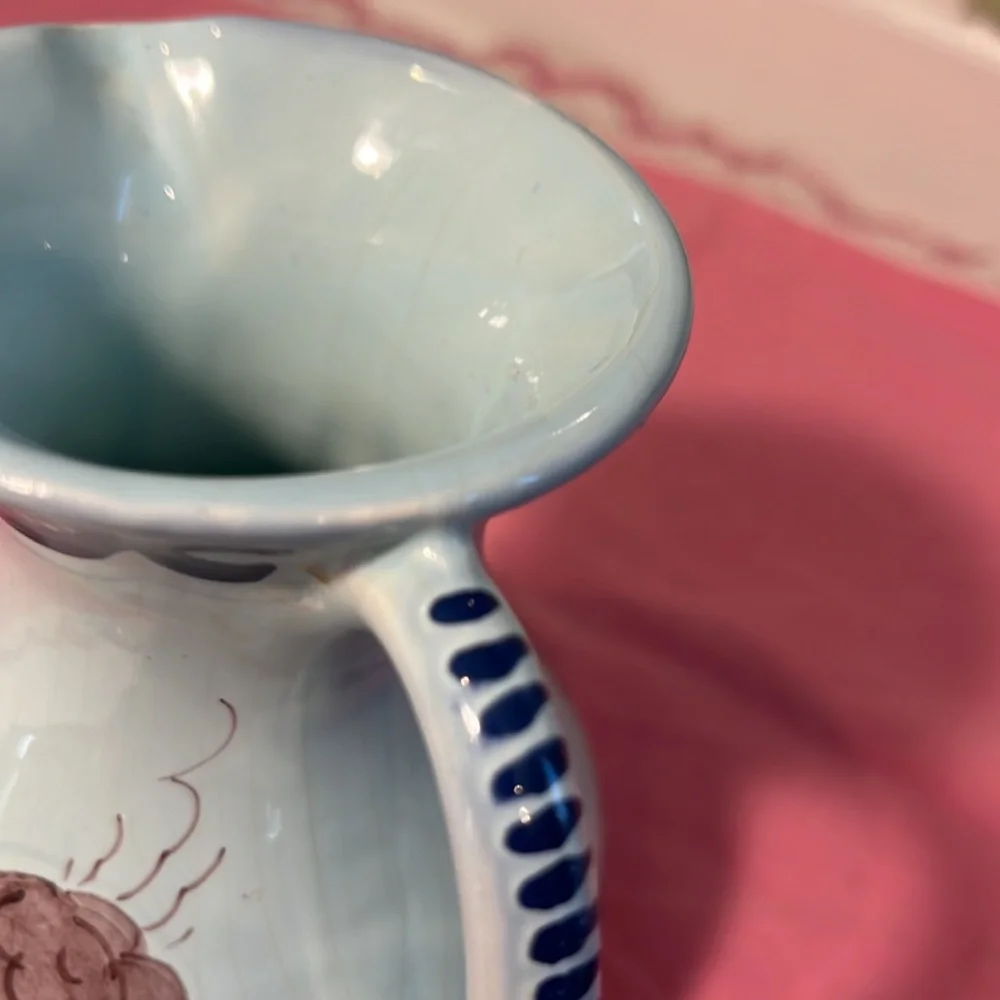 DELFT Williamsburg  Mini Creamer Pitcher Made in Holland Vintage 1967